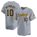 Kdoa P.Pirates #10 Bryan Reynolds Player Gray Road Home Limited Stitched Jerseys