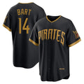 Kdoa P.Pirates #14 Joey Bart Player Black 2026 City Connect Home Game Stitched Jerseys