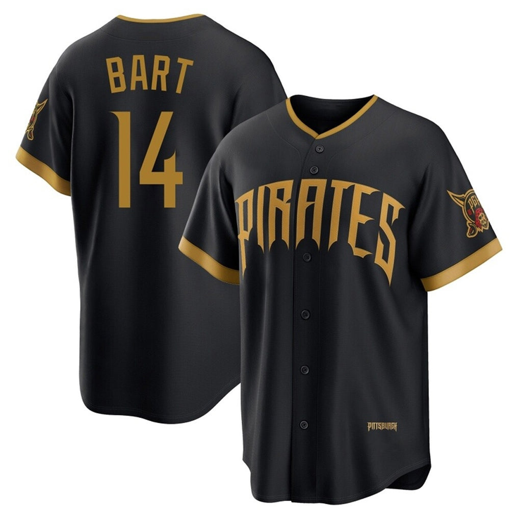 Kdoa P.Pirates #14 Joey Bart Player Black 2026 City Connect Home Game Stitched Jerseys