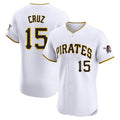Kdoa P.Pirates #15 Oneil Cruz Player White Home Limited Elite Stitched Jerseys