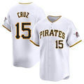 Kdoa P.Pirates #15 Oneil Cruz Player White Home Limited Stitched Jerseys