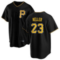 Kdoa P.Pirates #23 Mitch Keller Player Black Home Game Stitched Jerseys