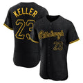 Kdoa P.Pirates #23 Mitch Keller Player Black Snake Skin City Home Limited Elite Stitched Jerseys