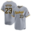 Kdoa P.Pirates #23 Mitch Keller Player Gray Road Home Limited Stitched Jerseys