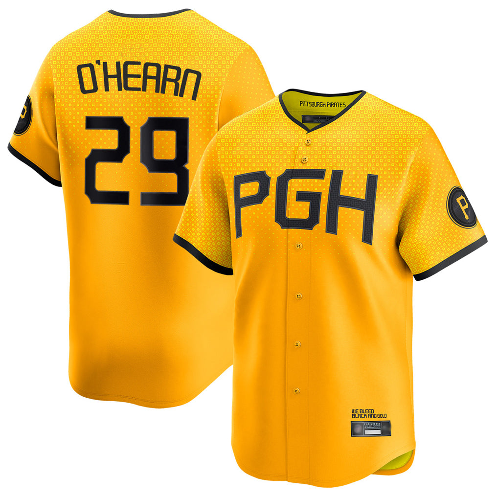 Kdoa P.Pirates #29 Ryan O?¡®Hearn Player Gold City Connect Home Limited Stitched Jerseys