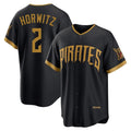 Kdoa P.Pirates #2 Spencer Horwitz Player Black 2026 City Connect Home Limited Stitched Jerseys