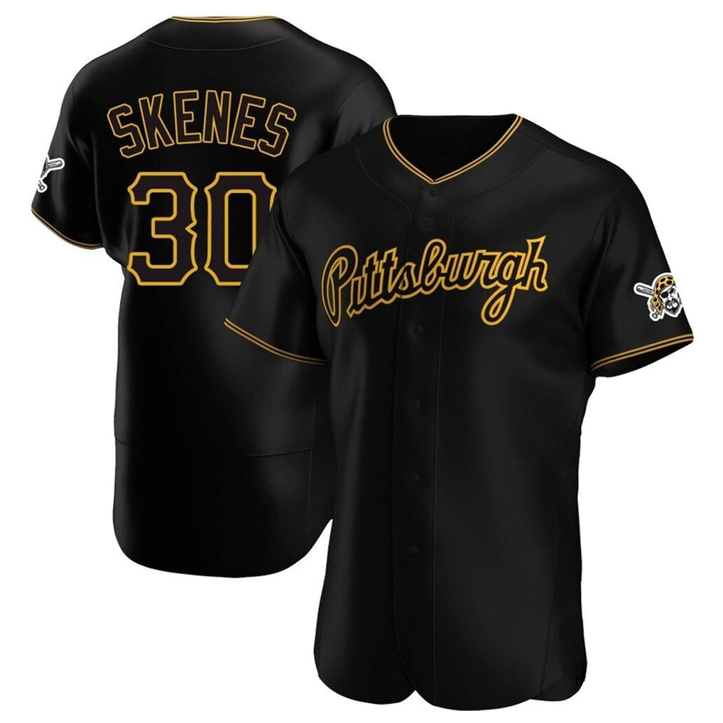 Kdoa P.Pirates #30 Paul Skenes Player Black Home Limited Elite Stitched Jerseys