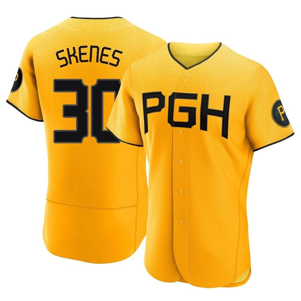 Kdoa P.Pirates #30 Paul Skenes Player Gold City Connect Home Limited Elite Stitched Jerseys