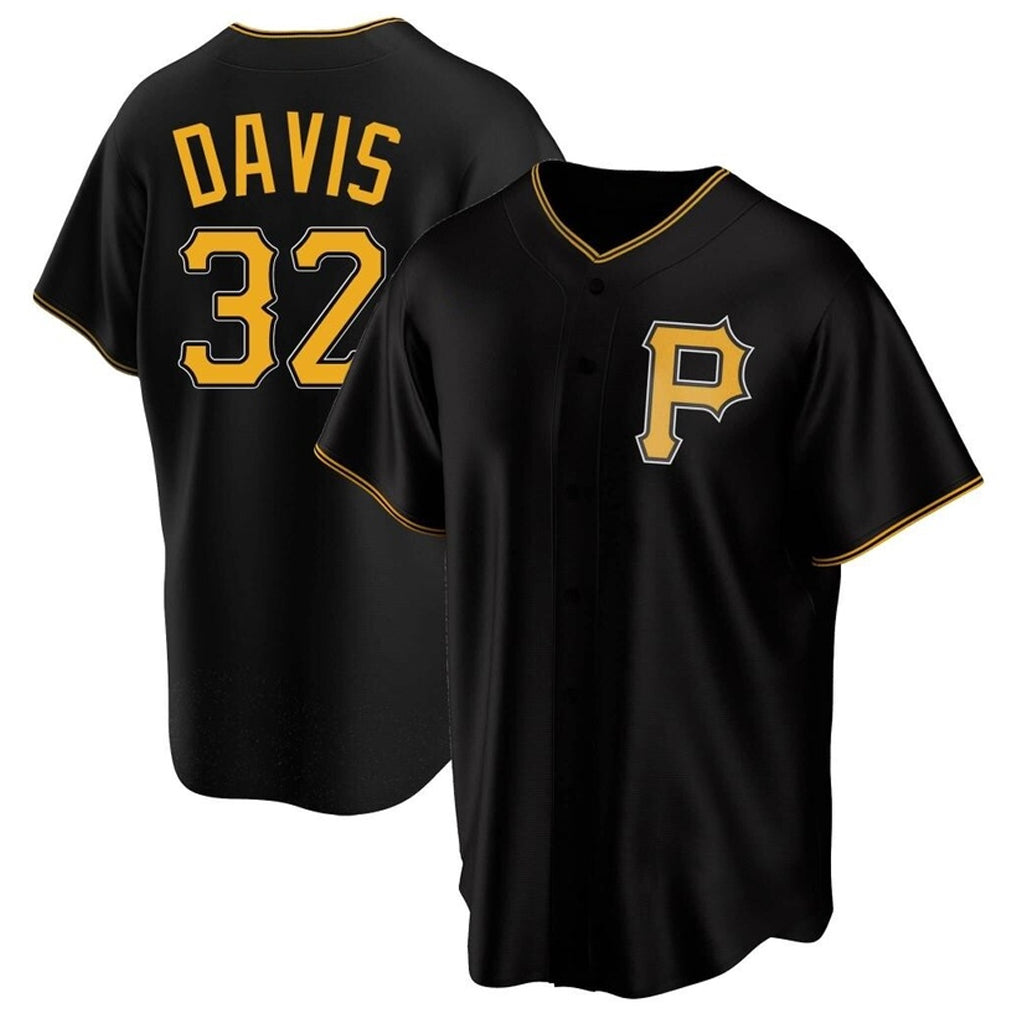 Kdoa P.Pirates #32 Henry Davis Player Black Alternate 2025 Home Game Stitched Jerseys