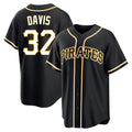 Kdoa P.Pirates #32 Henry Davis Player Black Fashion Out Home Game Stitched Jerseys
