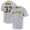 Kdoa P.Pirates #32 Henry Davis Player Gray Road Home Game Stitched Jerseys