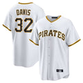Kdoa P.Pirates #32 Henry Davis Player White Home Game Stitched Jerseys