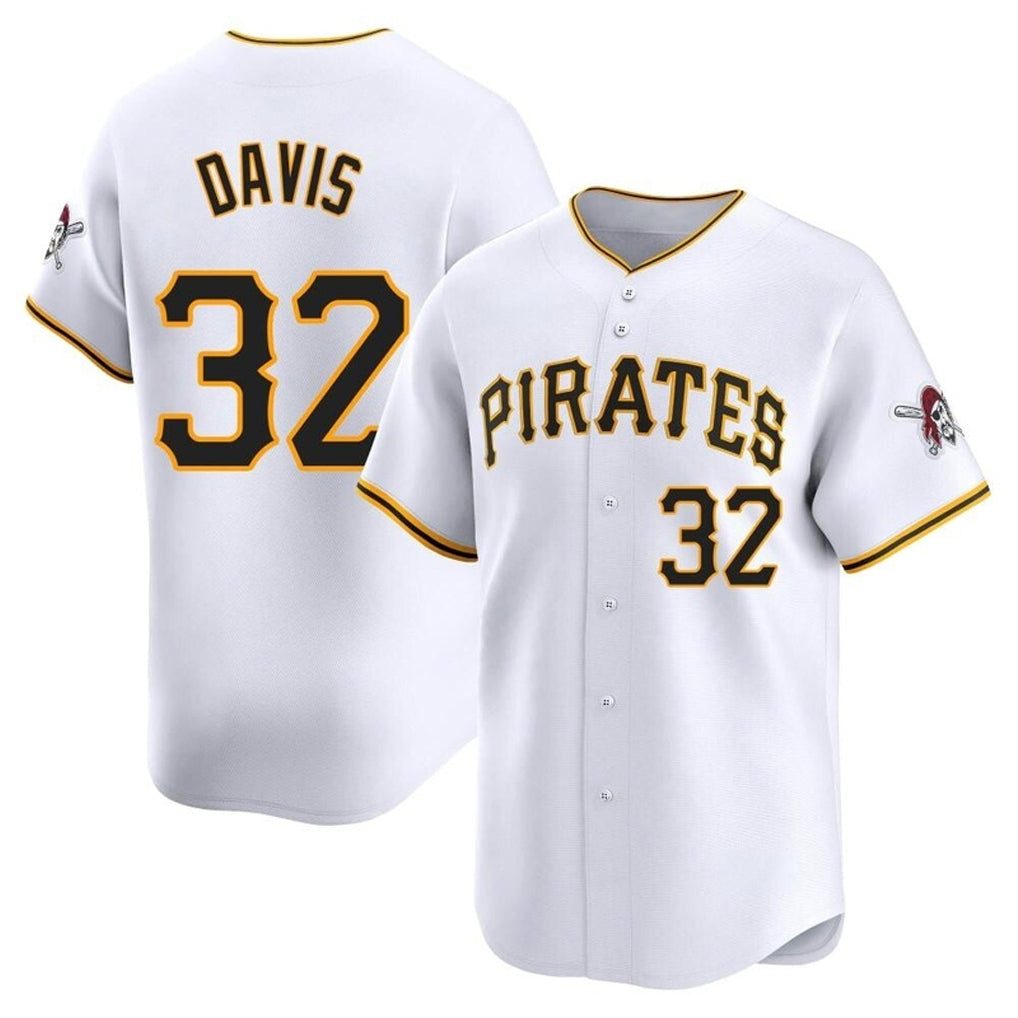 Kdoa P.Pirates #32 Henry Davis Player White Home Limited Stitched Jerseys