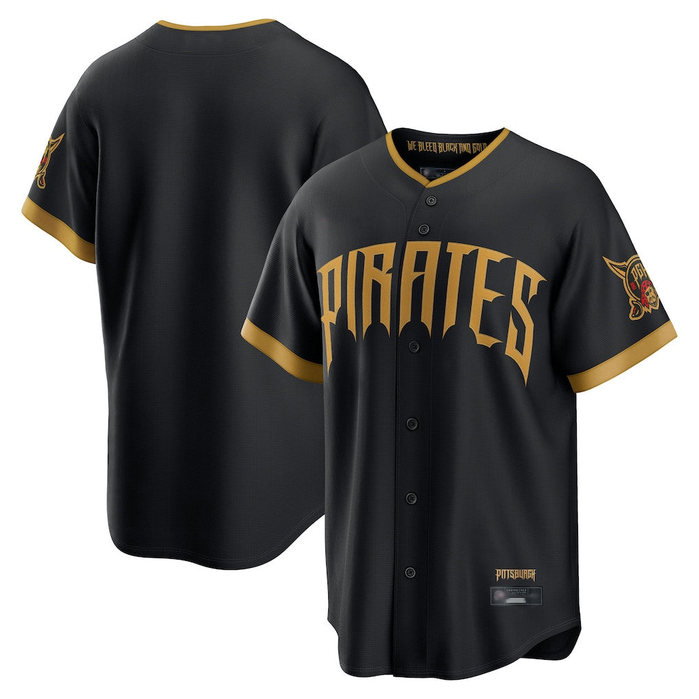 Kdoa P.Pirates Blank Player Black 2026 City Connect Home Limited Stitched Jerseys