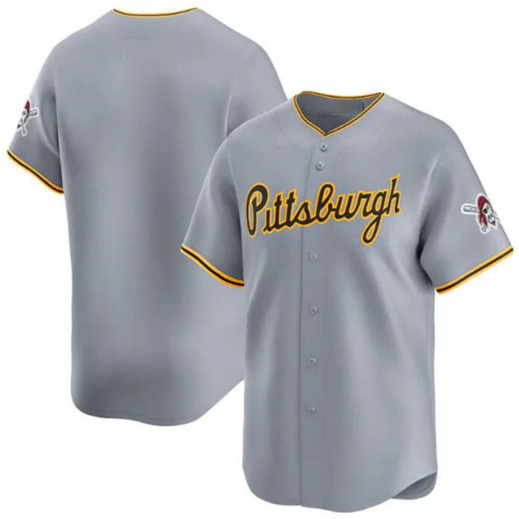 Kdoa P.Pirates Blank Player Gray Road Home Limited Stitched Jerseys