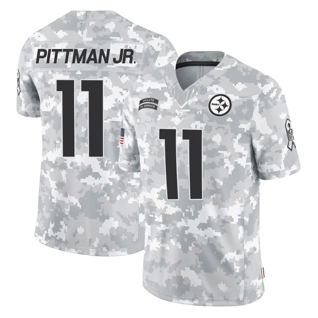 Kdoa P.Steelers #11 Michael Pittman Jr. Player Arctic Camo Limited Salute To Service Home Game Stitched Jerseys