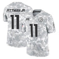 Kdoa P.Steelers #11 Michael Pittman Jr. Player Arctic Camo Limited Salute To Service Home Game Stitched Jerseys