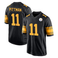 Kdoa P.Steelers #11 Michael Pittman Jr. Player Black Color Rush Home Game Stitched Jerseys