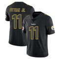 Kdoa P.Steelers #11 Michael Pittman Jr. Player Black Impact Limited Home Game Stitched Jerseys