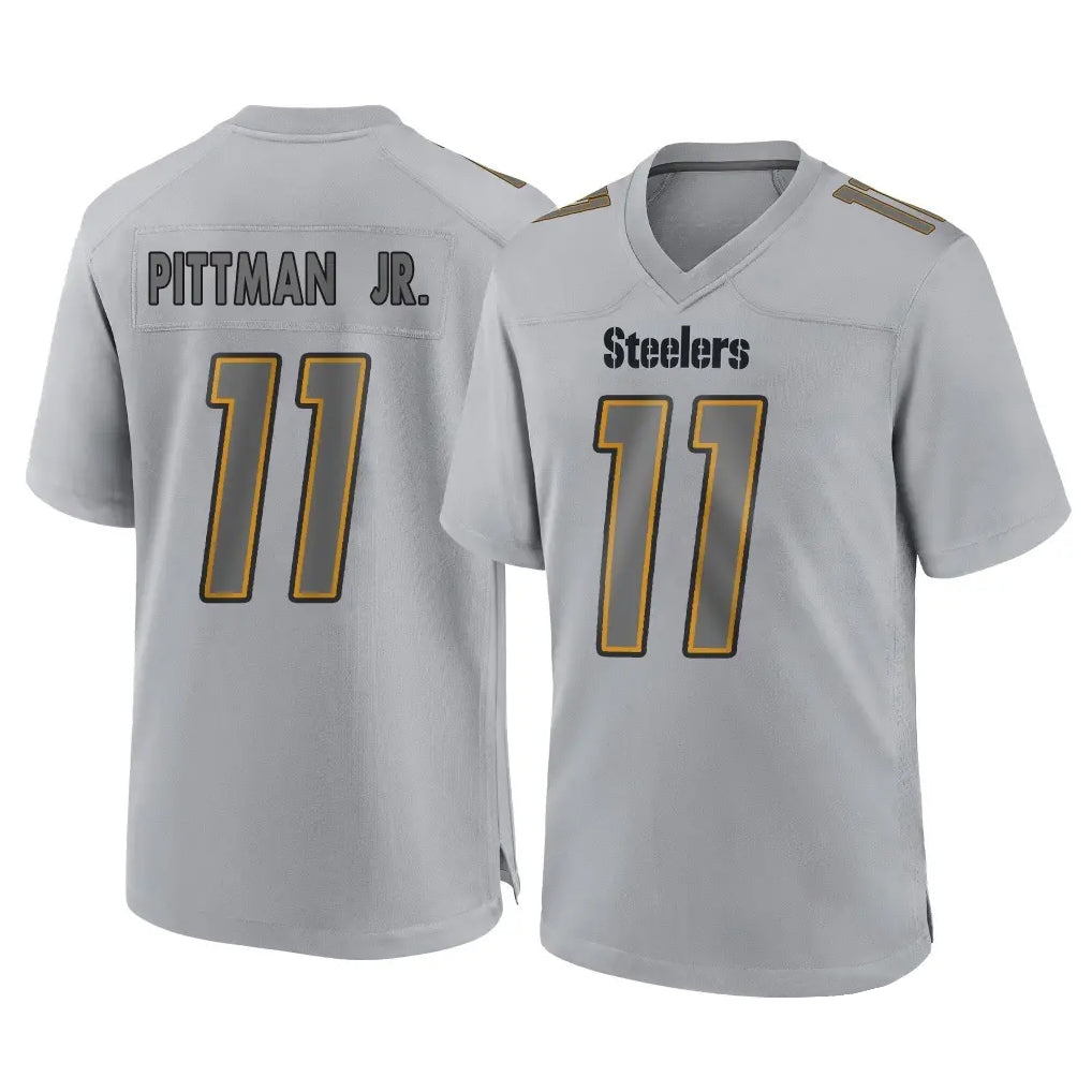 Kdoa P.Steelers #11 Michael Pittman Jr. Player Gray Atmosphere Fashion Home Game Stitched Jerseys