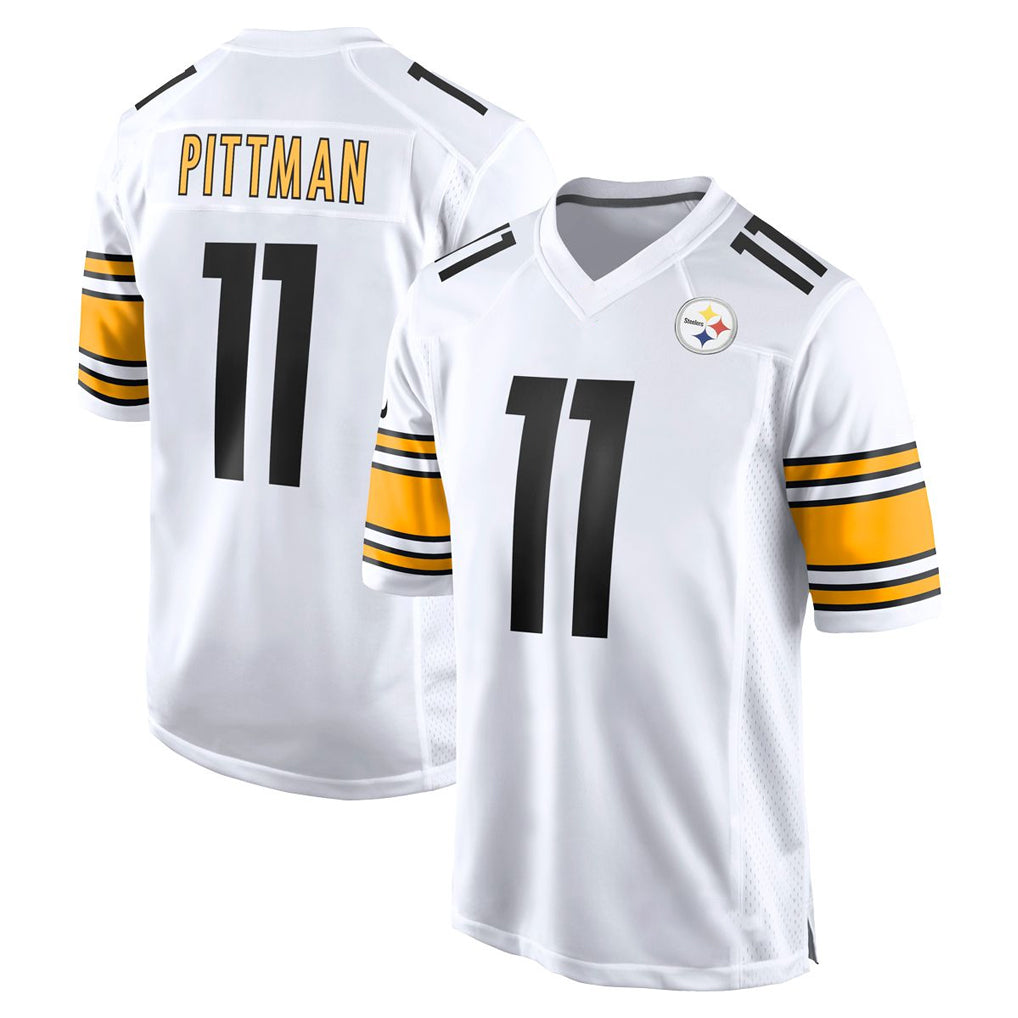 Kdoa P.Steelers #11 Michael Pittman Jr. Player White Home Game Stitched Jerseys