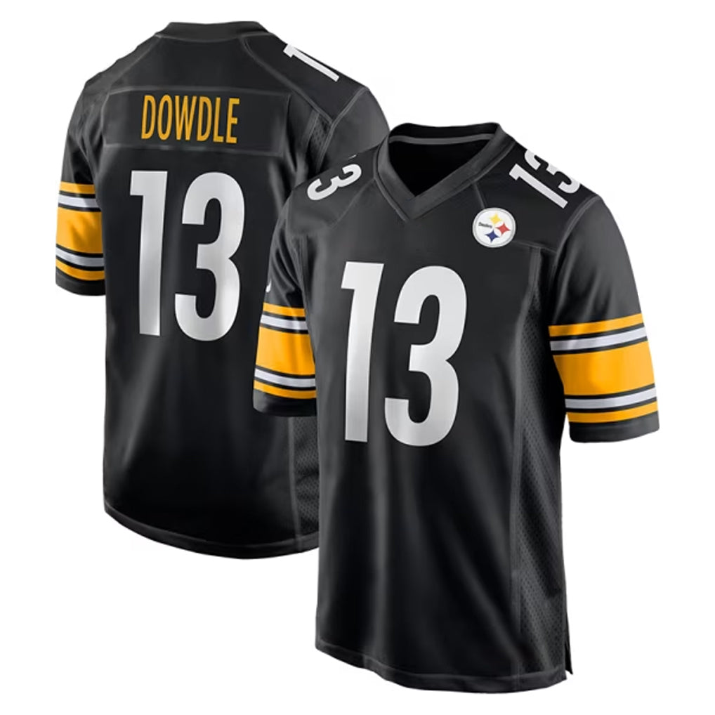 Kdoa P.Steelers #13 Rico Dowdle Player Black Home Game Stitched Jerseys
