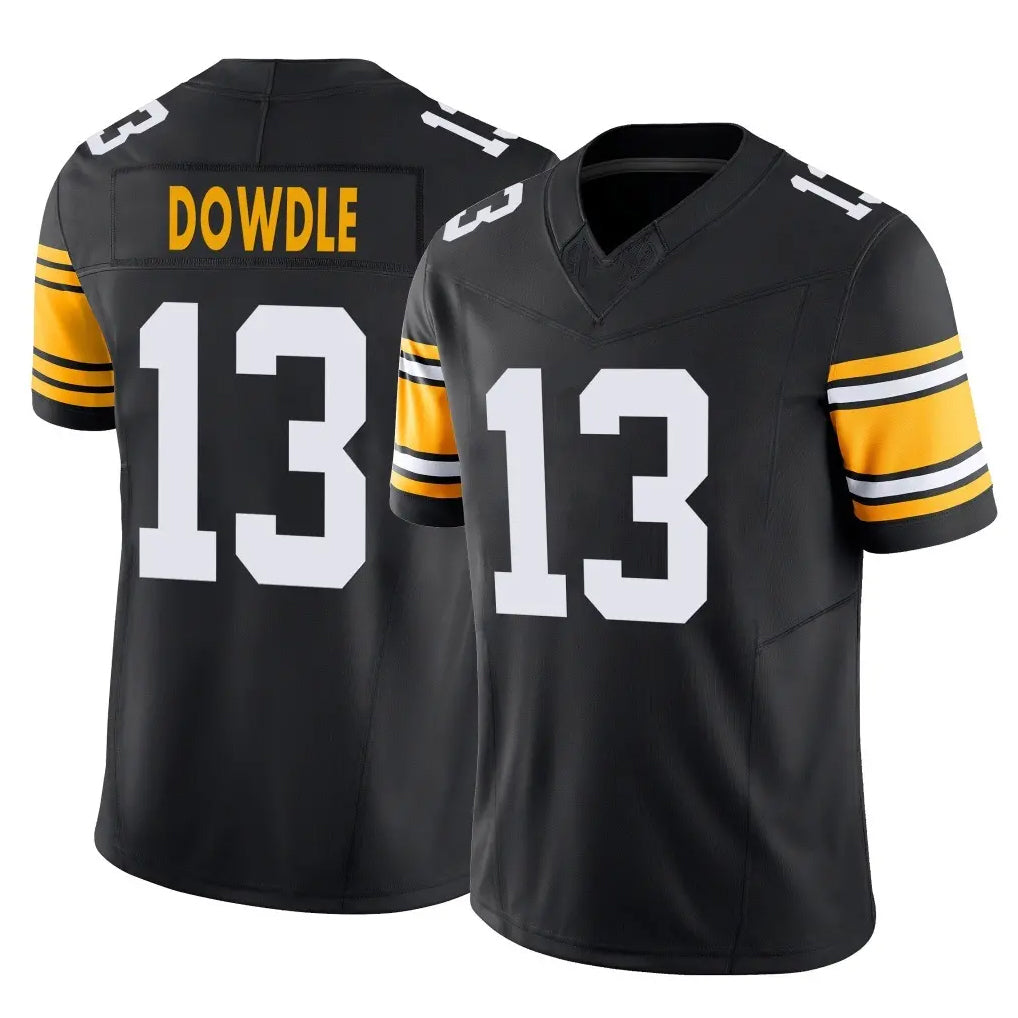 Kdoa P.Steelers #13 Rico Dowdle Player Black Limited Alternate Vapor F.U.S.E. Home Game Stitched Jerseys