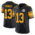Kdoa P.Steelers #13 Rico Dowdle Player Black Limited Color Rush Home Game Stitched Jerseys