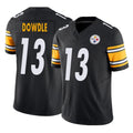 Kdoa P.Steelers #13 Rico Dowdle Player Black Limited Vapor F.U.S.E. Home Game Stitched Jerseys