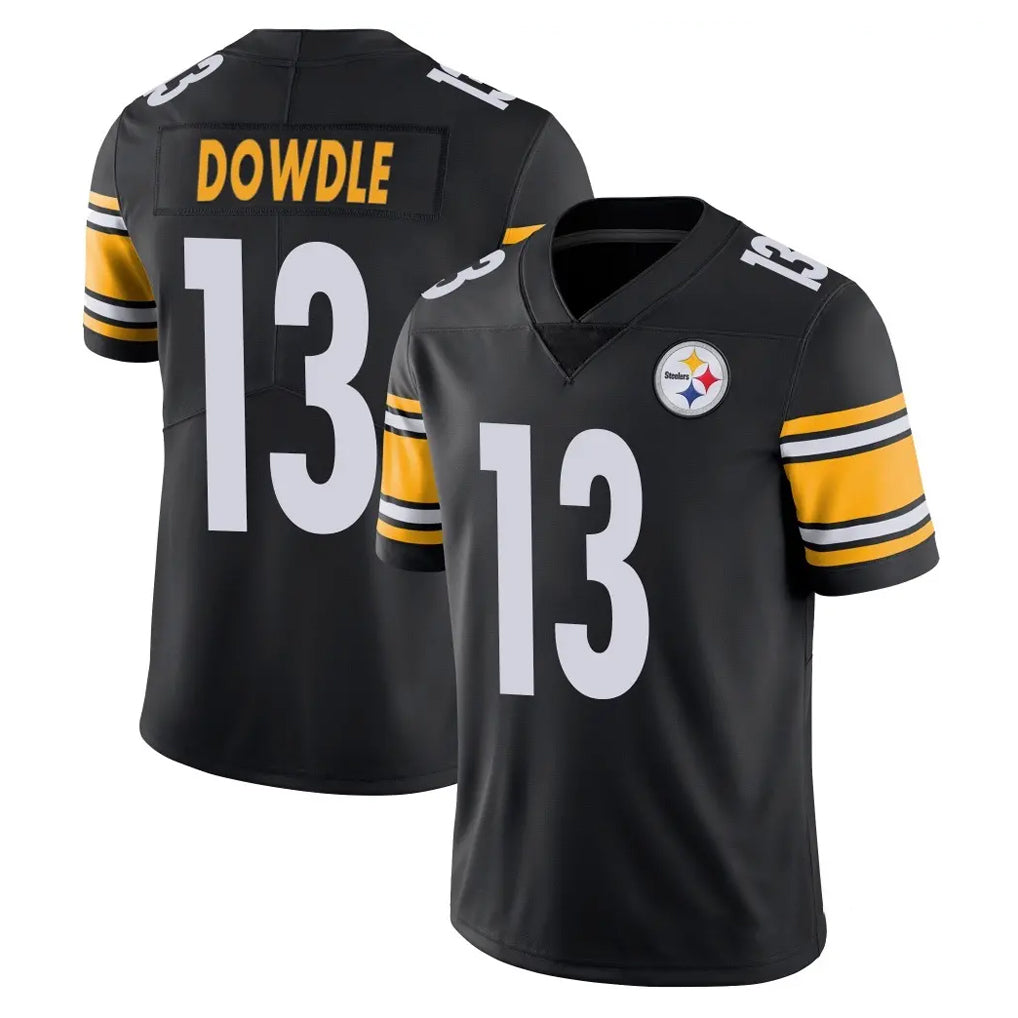Kdoa P.Steelers #13 Rico Dowdle Player Black Limited Vapor Untouchable Home Game Stitched Jerseys