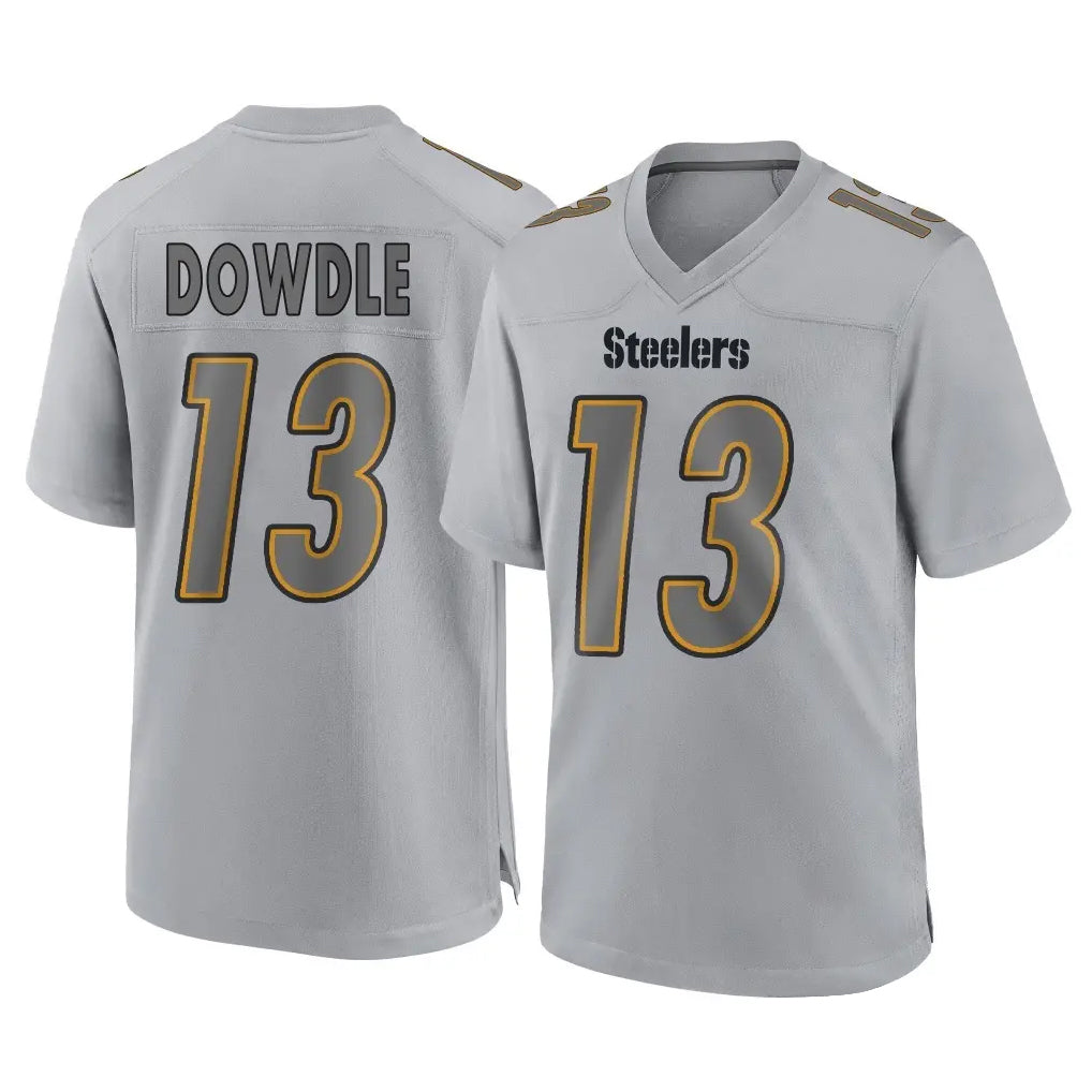 Kdoa P.Steelers #13 Rico Dowdle Player Gray Atmosphere Fashion Home Game Stitched Jerseys