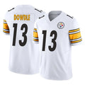 Kdoa P.Steelers #13 Rico Dowdle Player White Limited Vapor F.U.S.E. Home Game Stitched Jerseys