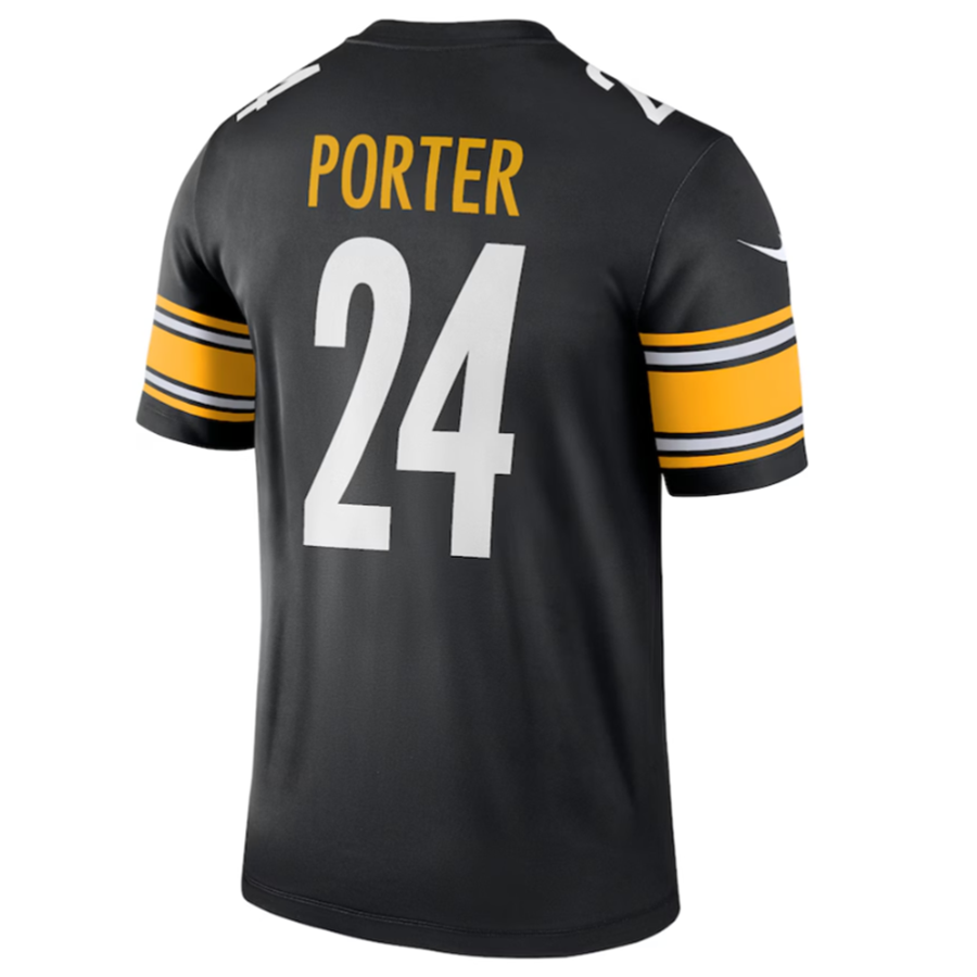 Kdoa P.Steelers #24 Joey Porter Jr. Black Legend American Stitched Jersey