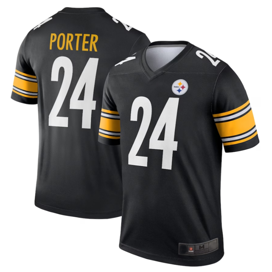 Kdoa P.Steelers #24 Joey Porter Jr. Black Legend American Stitched Jerseys