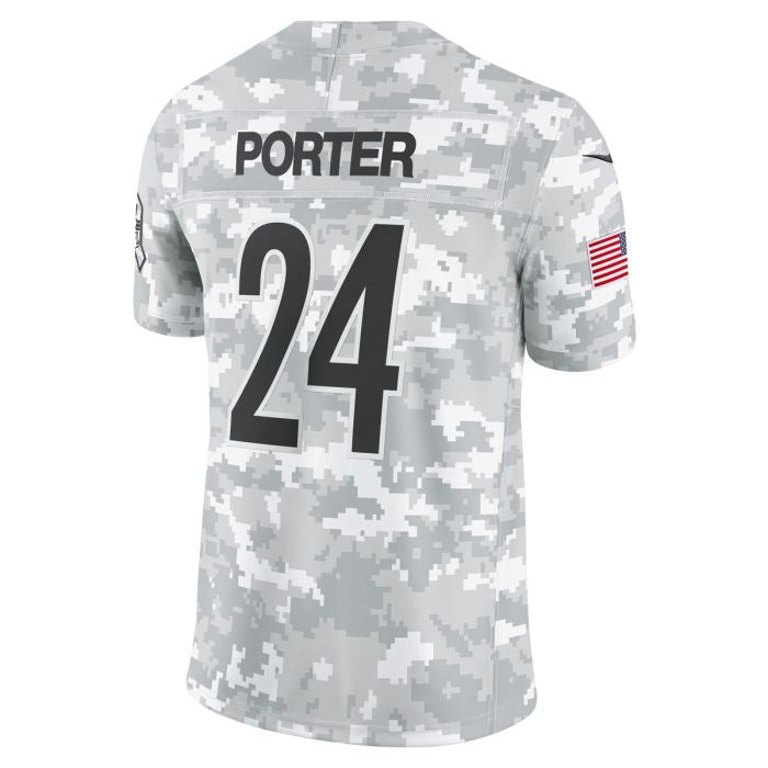 Kdoa P.Steelers #24 Joey Porter Jr. Limited Salute to Service Stitched Jerseys