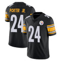 Kdoa P.Steelers #24 Joey Porter Jr. Player Black Limited Vapor Untouchable Home Game Stitched Jerseys