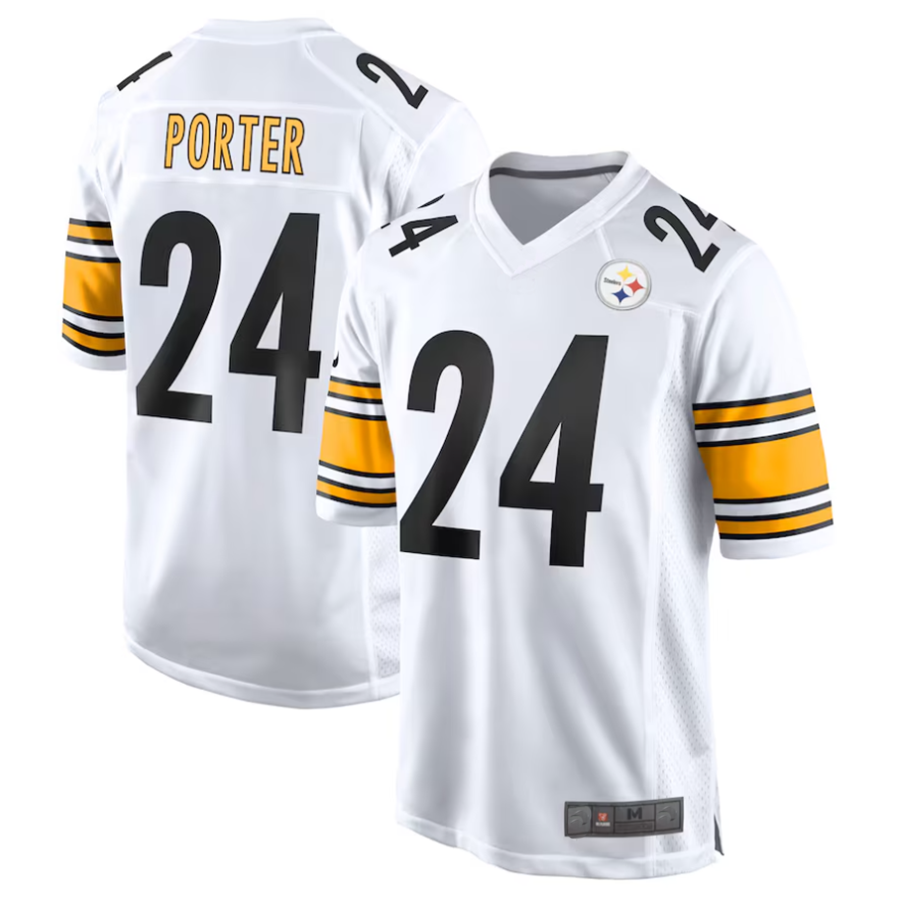 Kdoa P.Steelers #24 Joey Porter Jr. Player White Game Stitched Jerseys