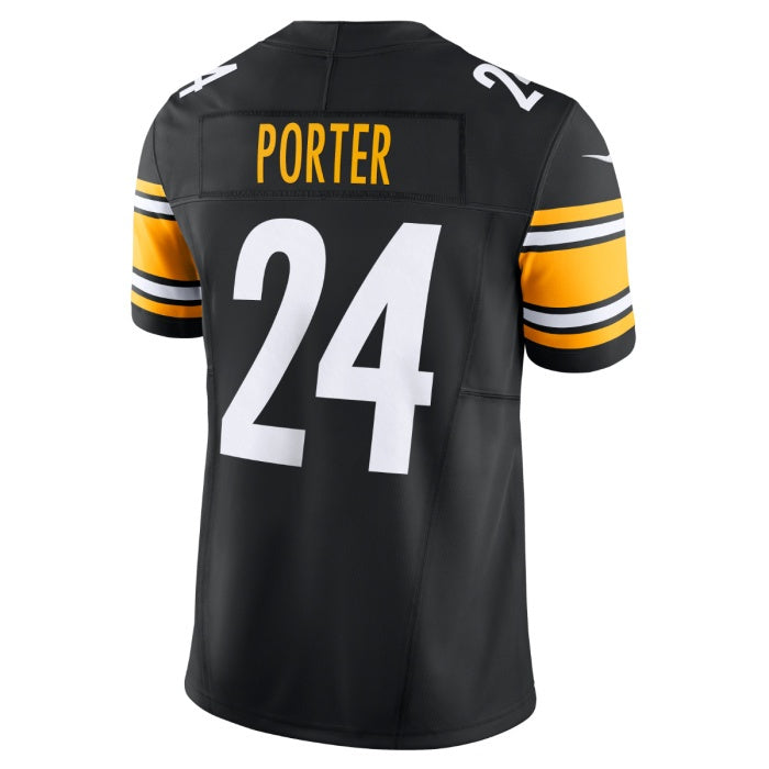 Kdoa P.Steelers #24 Joey Porter Jr. Player Gold Alternate 1933 Throwback Game Stitched Jersey