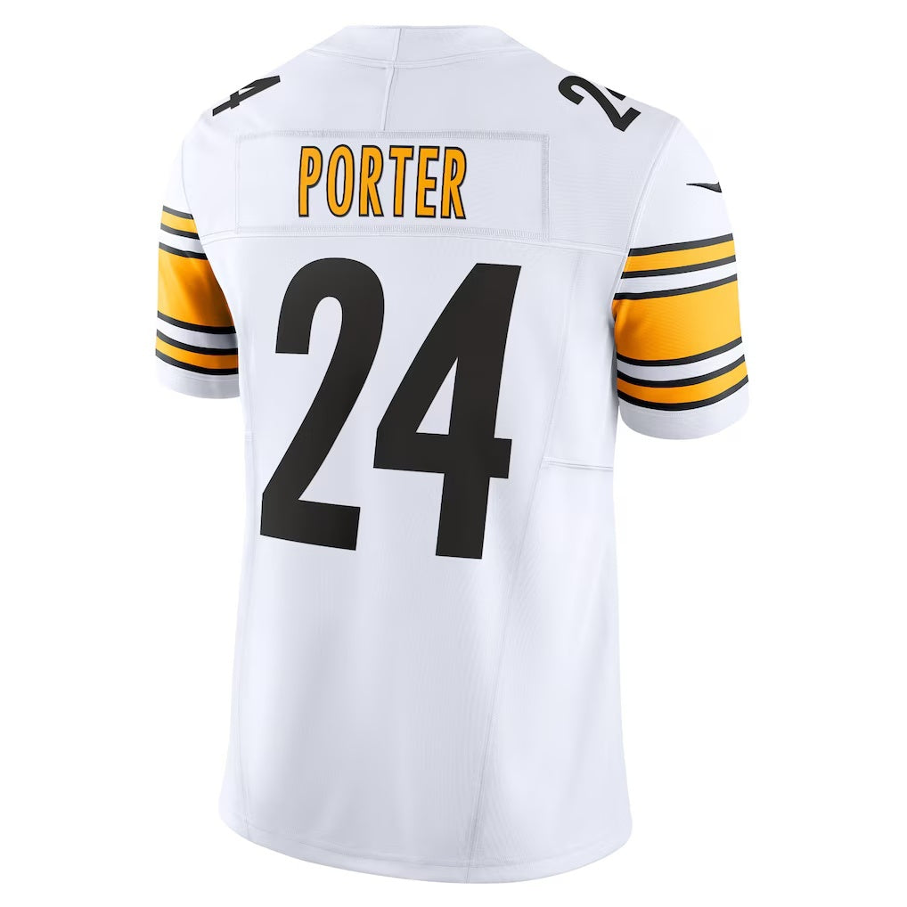 Kdoa P.Steelers #24 Joey Porter Jr. White Vapor F.U.S.E. Limited Stitched Jerseys