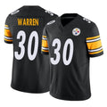 Kdoa P.Steelers #30 Jaylen Warren Player Black Limited Vapor F.U.S.E. Home Game Stitched Jerseys