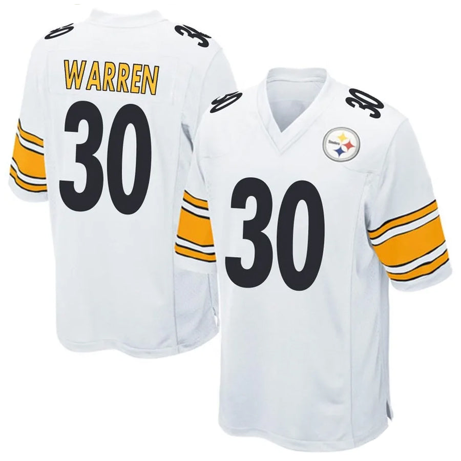 Kdoa P.Steelers #30 Jaylen Warren Player Game White Stitched Jerseys