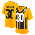 Kdoa P.Steelers #30 Jaylen Warren Player Gold Limited 1933 Throwback Home Game Stitched Jerseys