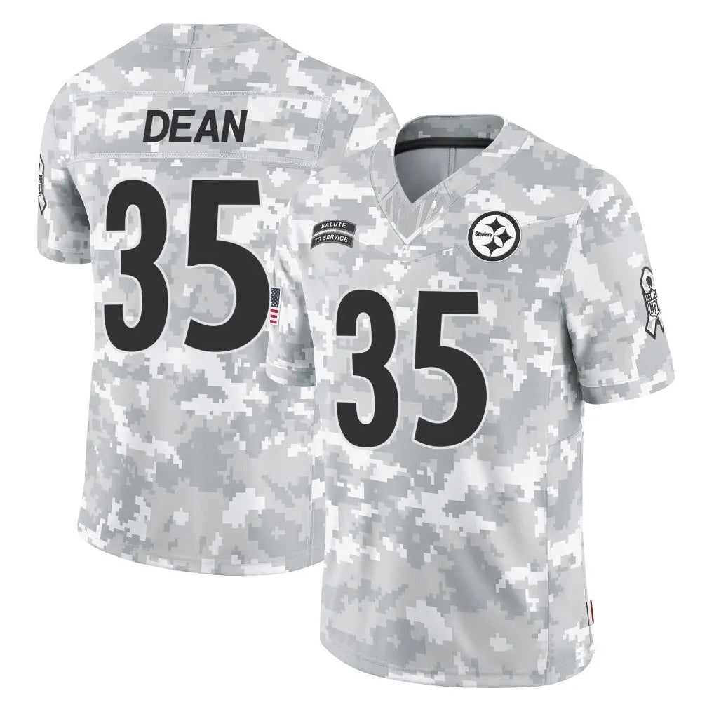 Kdoa P.Steelers #35 Jamel Dean Player Arctic Camo Limited Salute To Service Home Game Stitched Jerseys
