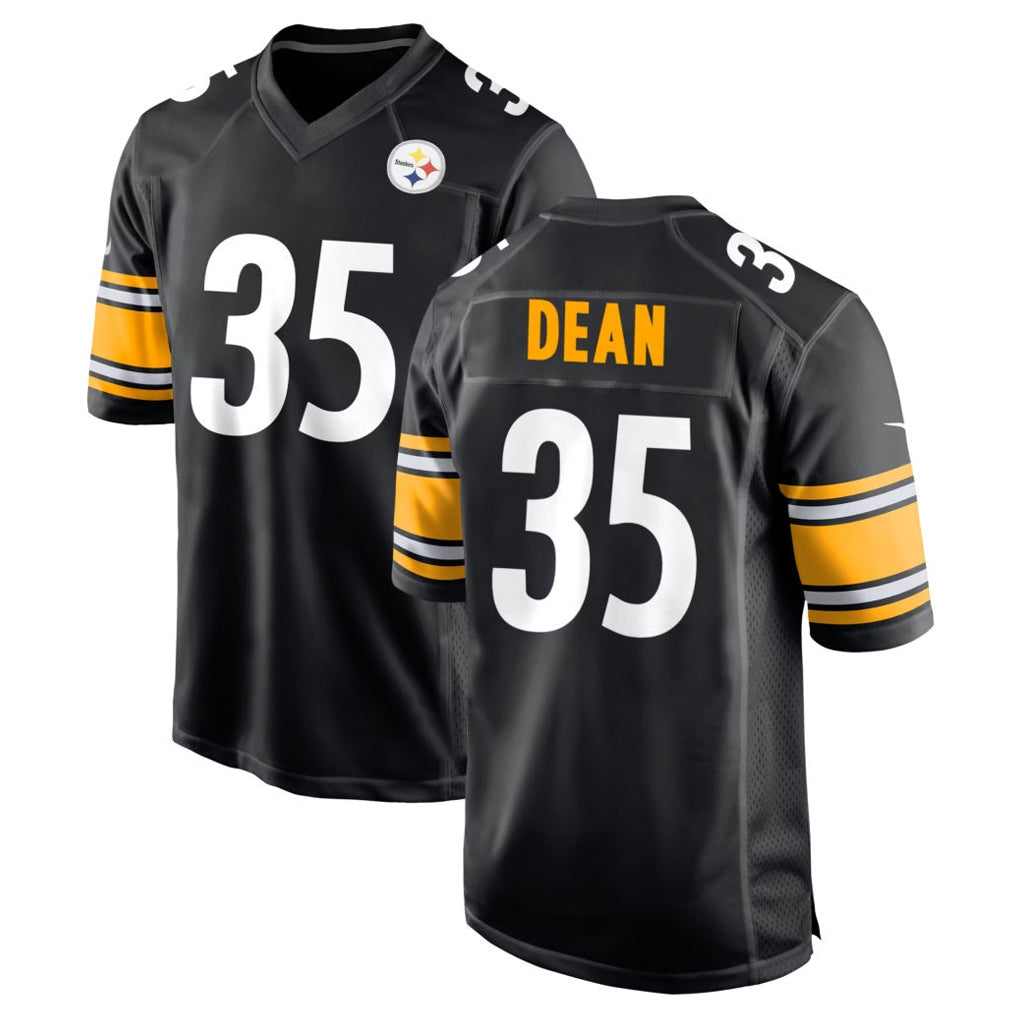 Kdoa P.Steelers #35 Jamel Dean Player Black Home Game Stitched Jerseys