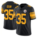 Kdoa P.Steelers #35 Jamel Dean Player Black Limited Color Rush Home Game Stitched Jerseys