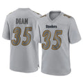 Kdoa P.Steelers #35 Jamel Dean Player Gray Atmosphere Fashion Home Game Stitched Jerseys