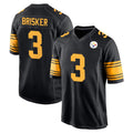 Kdoa P.Steelers #3 Jaquan Brisker Player Black Color Rush Home Game Stitched Jerseys
