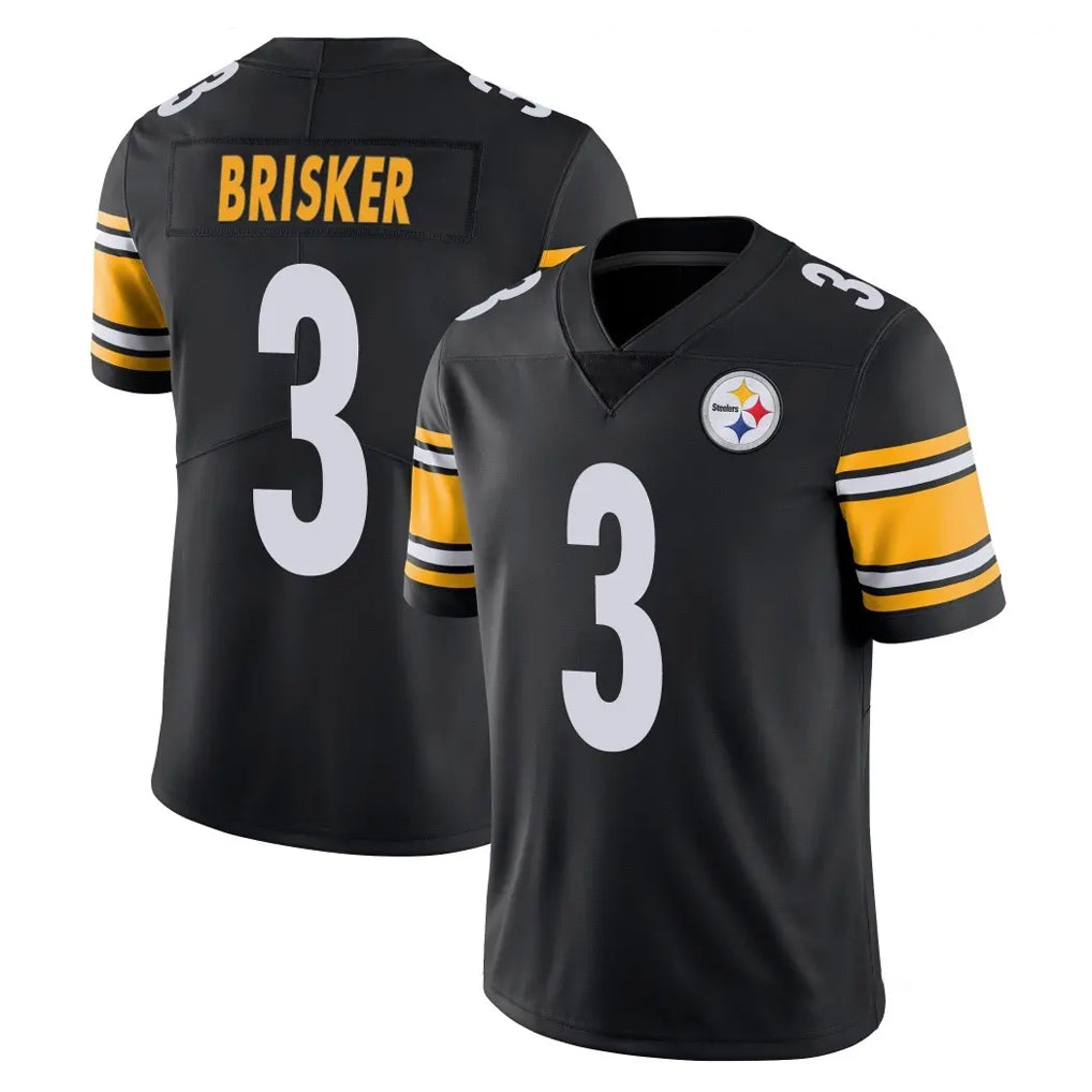 Kdoa P.Steelers #3 Jaquan Brisker Player Black Limited Vapor Untouchable Home Game Stitched Jerseys