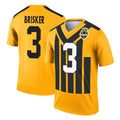 Kdoa P.Steelers #3 Jaquan Brisker Player Gold Legend Limited 1933 Throwback Performance Home Game Stitched Jerseys