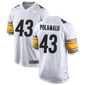 Kdoa P.Steelers #43 Troy Polamalu Player White Home Game Stitched Jerseys